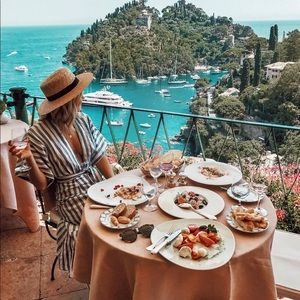 Reformation Striped Linen Dress